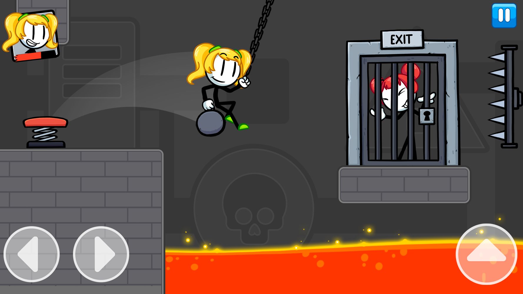 Скачать Stick Prison - Stickman Escape Journey: Android Стикмен игра на телефон и планшет.