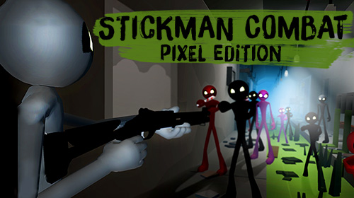 Скачать Stickman combat pixel edition: Android Шутер от первого лица игра на телефон и планшет.