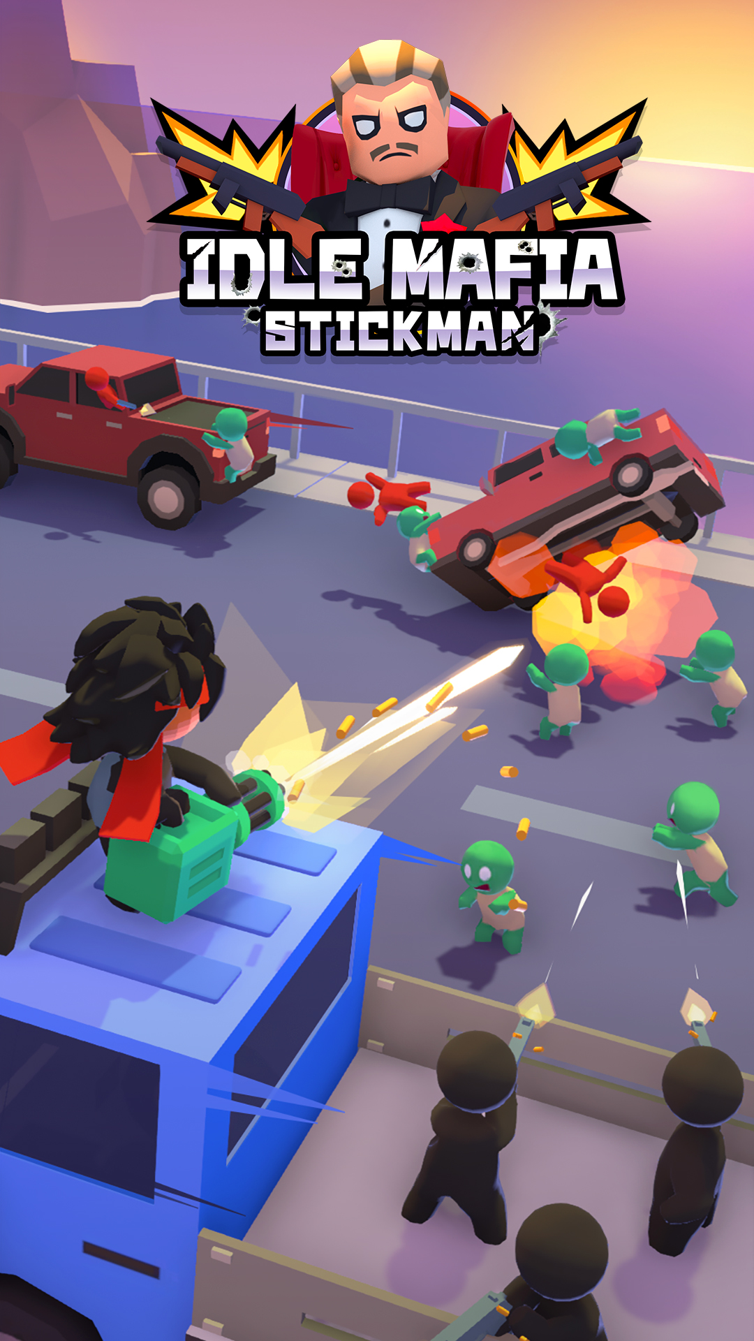 Скачать Stickman: Idle Mafia: Android Стрелялки игра на телефон и планшет.