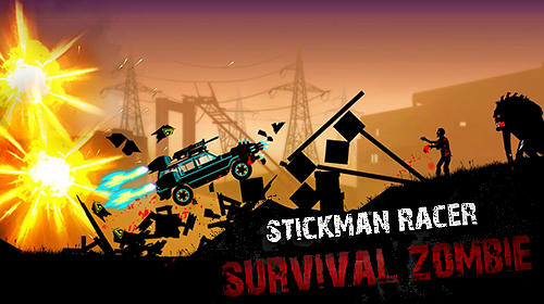 Stickman racer: Survival zombie