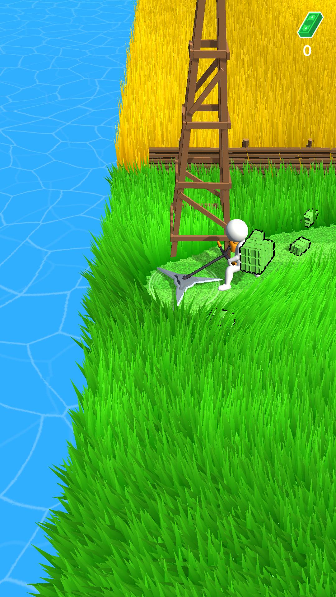 Скачать Stone Grass: Mowing Simulator: Android Аркады игра на телефон и планшет.