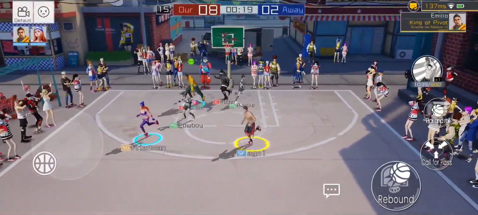 Скачать Streetball2: On Fire: Android Спортивные игра на телефон и планшет.