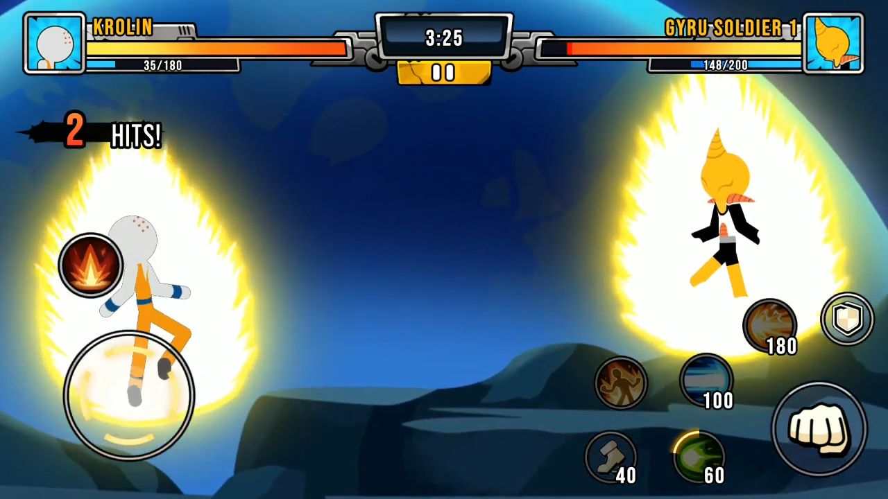 Скачать Super Stickman Dragon Warriors: Android Стикмен игра на телефон и планшет.