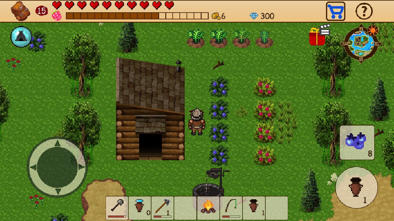 Скачать Survival RPG: Open World Pixel: Android Выживание игра на телефон и планшет.