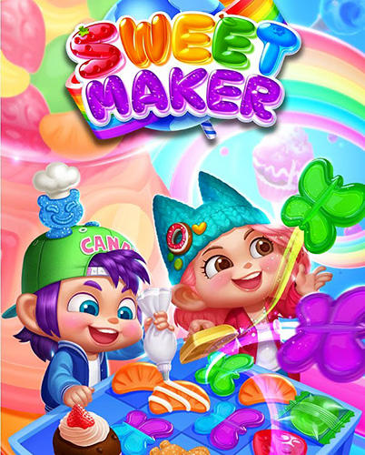 Скачать Sweet maker: DIY match 3 mania: Android Три в ряд игра на телефон и планшет.