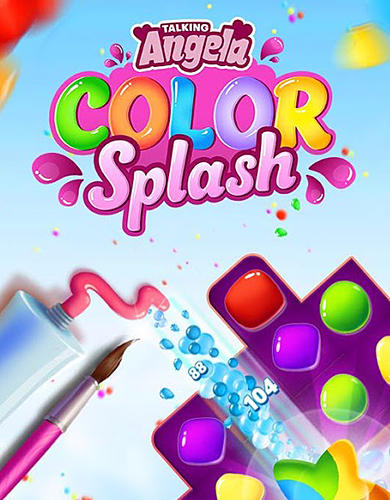 Скачать Talking Angela color splash: Android Три в ряд игра на телефон и планшет.