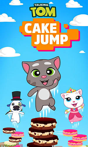 Скачать Talking Tom cake jump: Android Для детей игра на телефон и планшет.