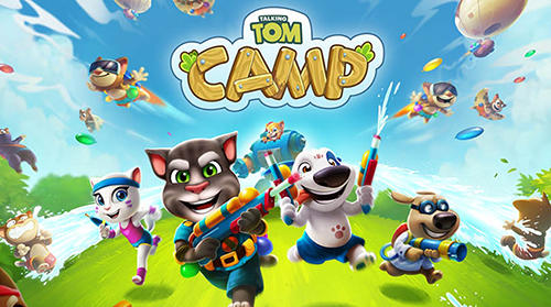 Скачать Talking Tom camp: Android Онлайн стратегии игра на телефон и планшет.