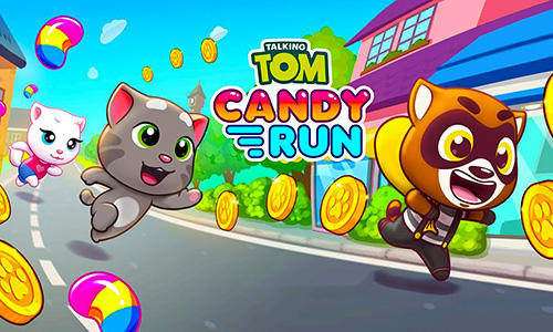 Скачать Talking Tom candy run: Android Раннеры игра на телефон и планшет.