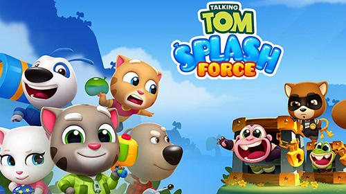 Скачать Talking Tom splash force: Android Для детей игра на телефон и планшет.