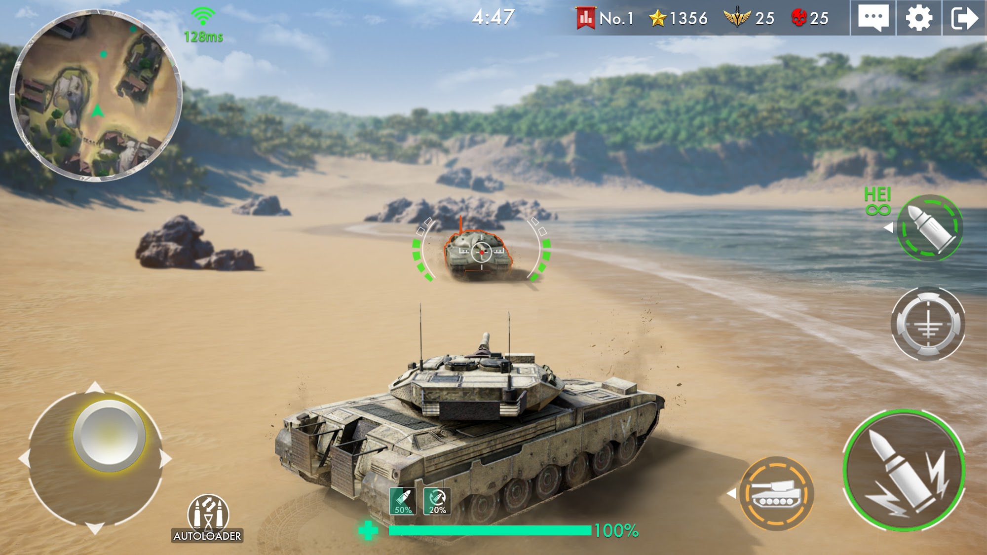 Скачать Tank Warfare: PvP Battle Game: Android Танковые игры игра на телефон и планшет.