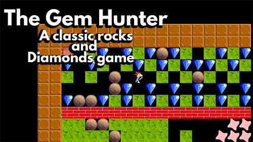 Скачать The gem hunter: A classic rocks and diamonds game на Андроид 4.4 бесплатно.