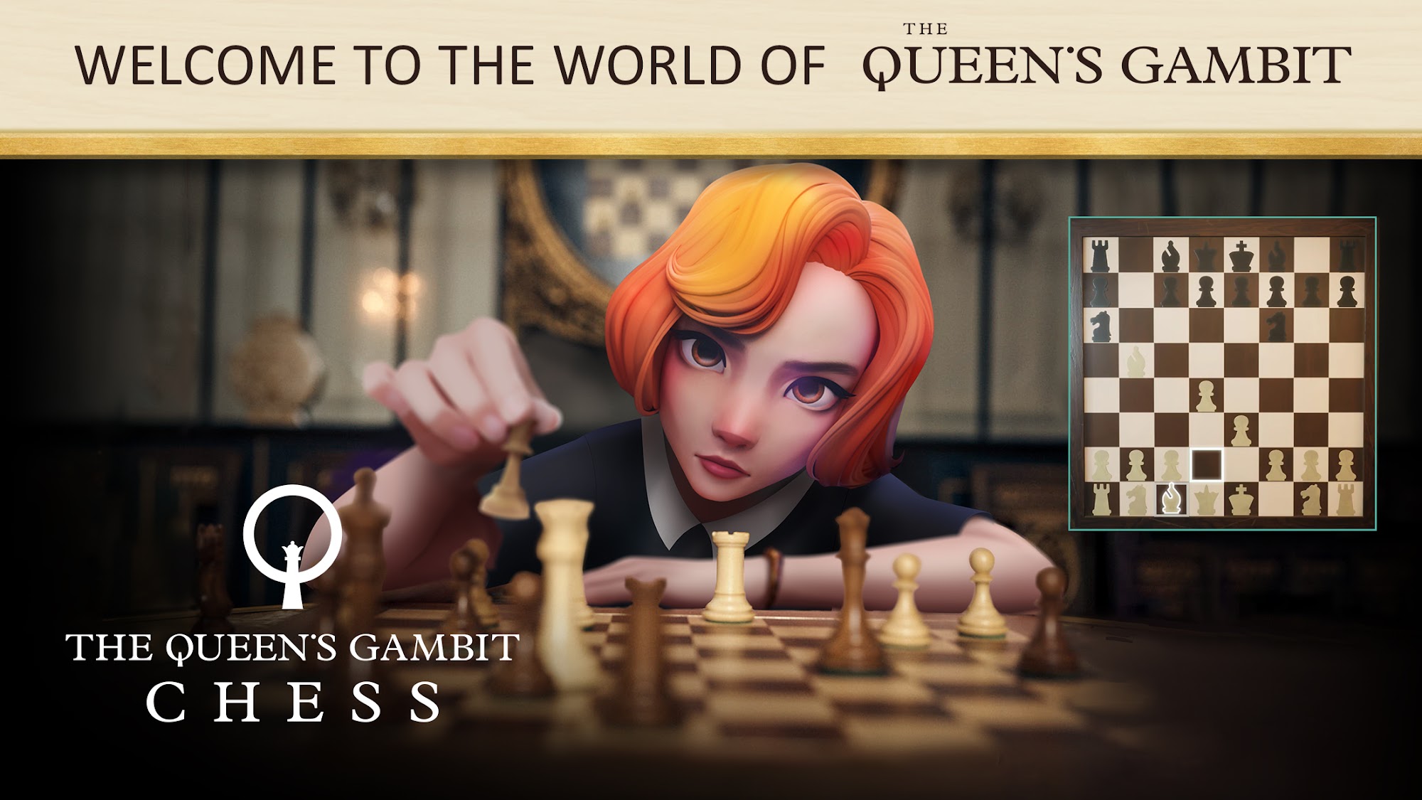 Скачать The Queen's Gambit Chess: Android Сюжетные игра на телефон и планшет.