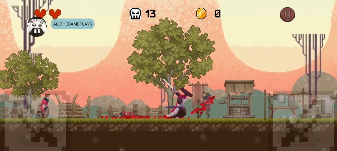 Скачать Thunder Samurai Defend Village: Android На реакцию игра на телефон и планшет.