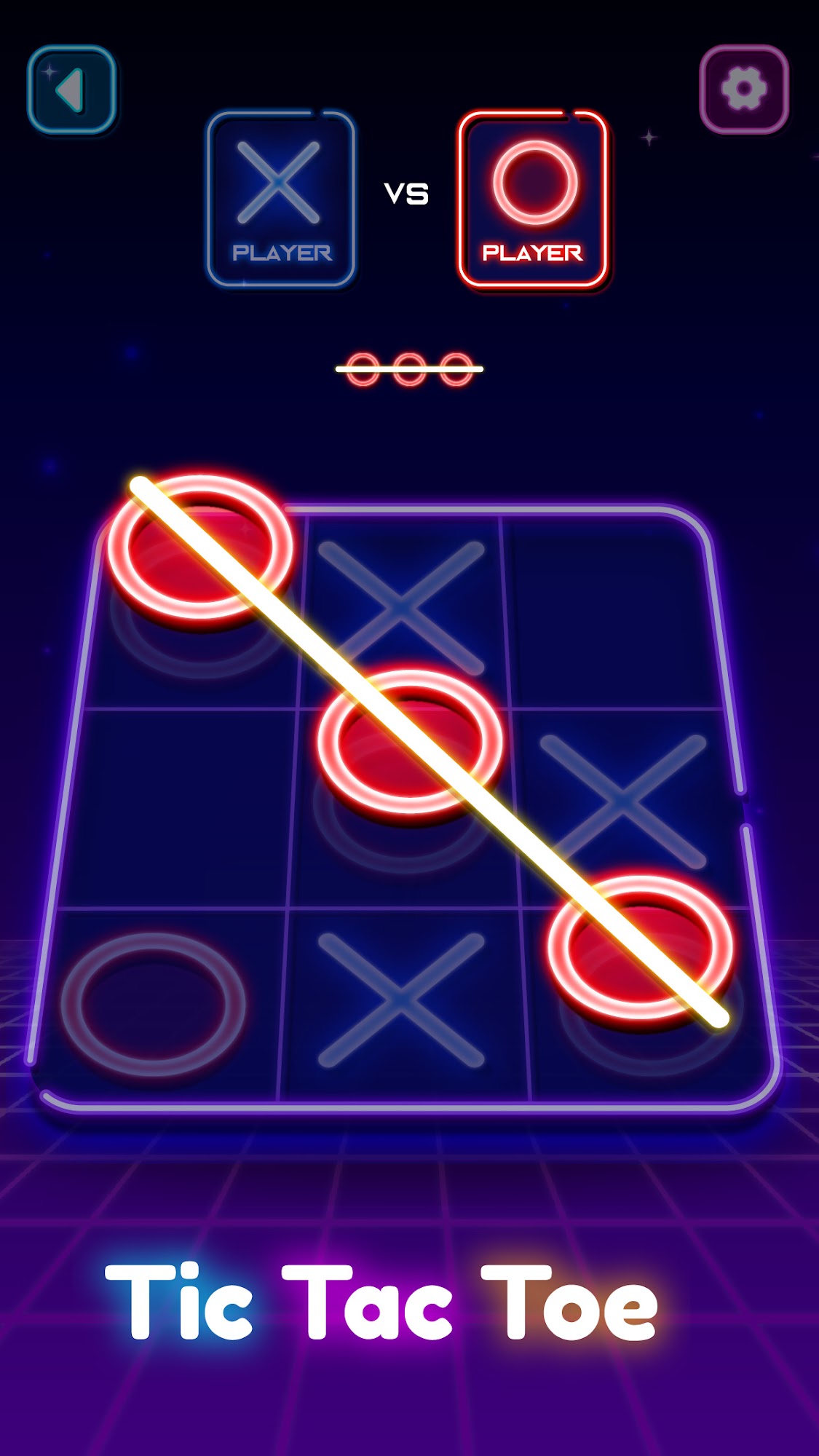 Скачать Tic Tac Toe - 2 Player XO: Android Головоломки игра на телефон и планшет.
