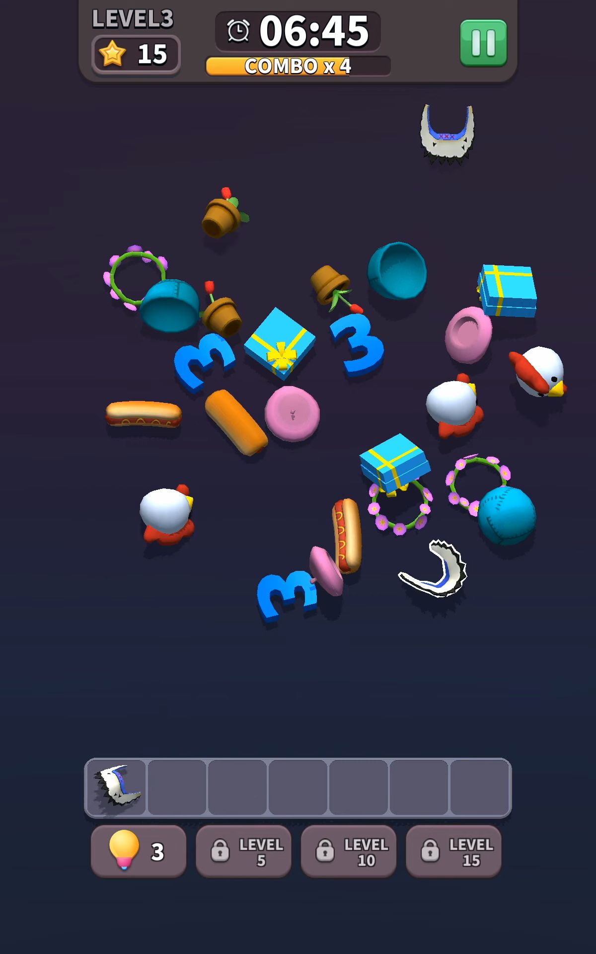 Скачать Tile Master 3D - Triple Match & 3D Pair Puzzle: Android Логические игра на телефон и планшет.