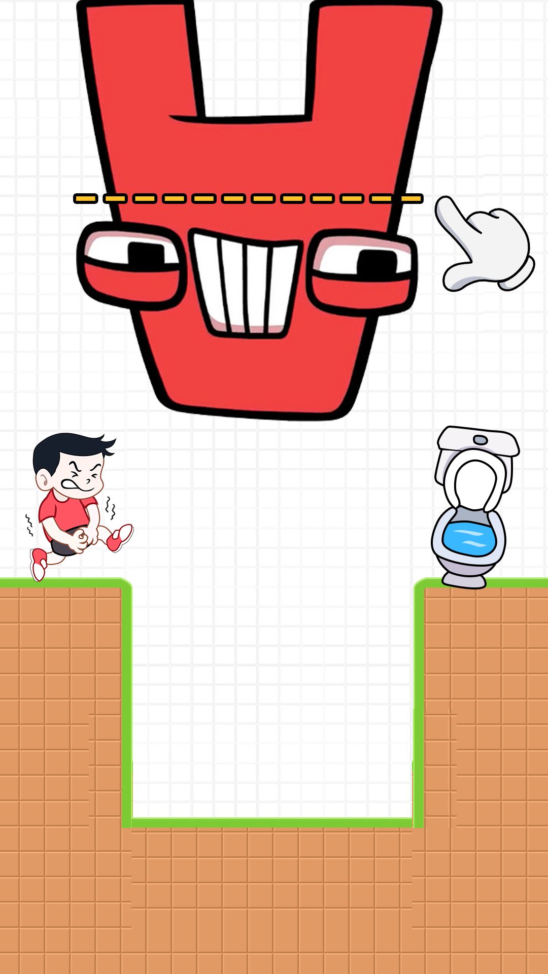 Скачать Toilet Run: Bridge Slice: Android Головоломки игра на телефон и планшет.