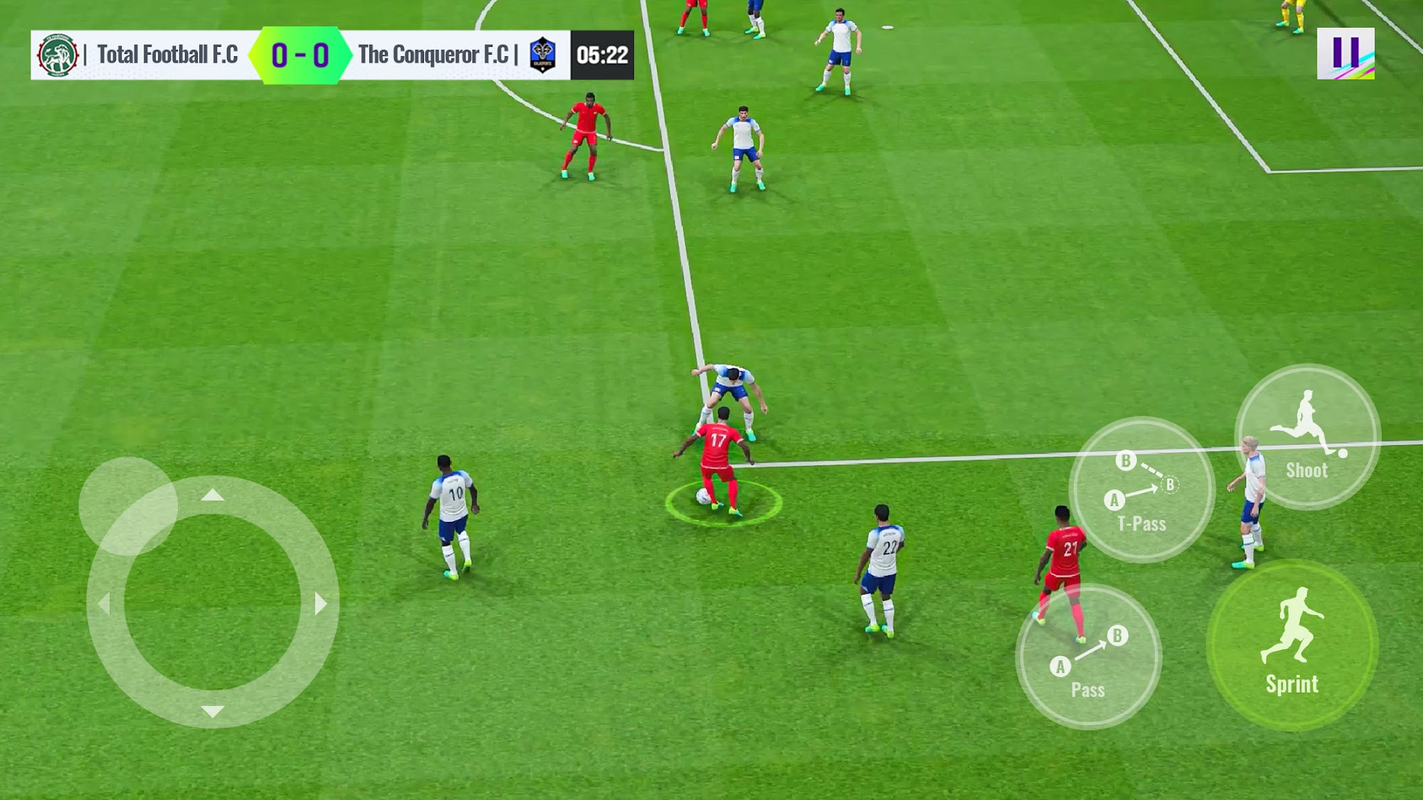 Скачать Total Football: Android Спортивные игра на телефон и планшет.