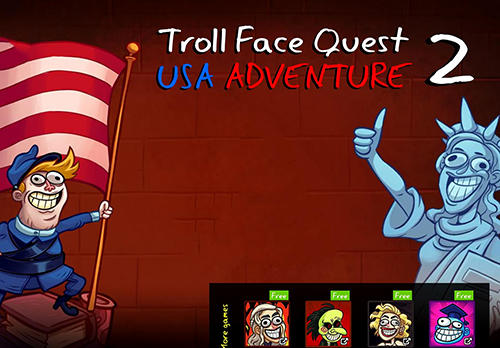 Скачать Troll face quest: USA adventure 2: Android Прикольные игра на телефон и планшет.