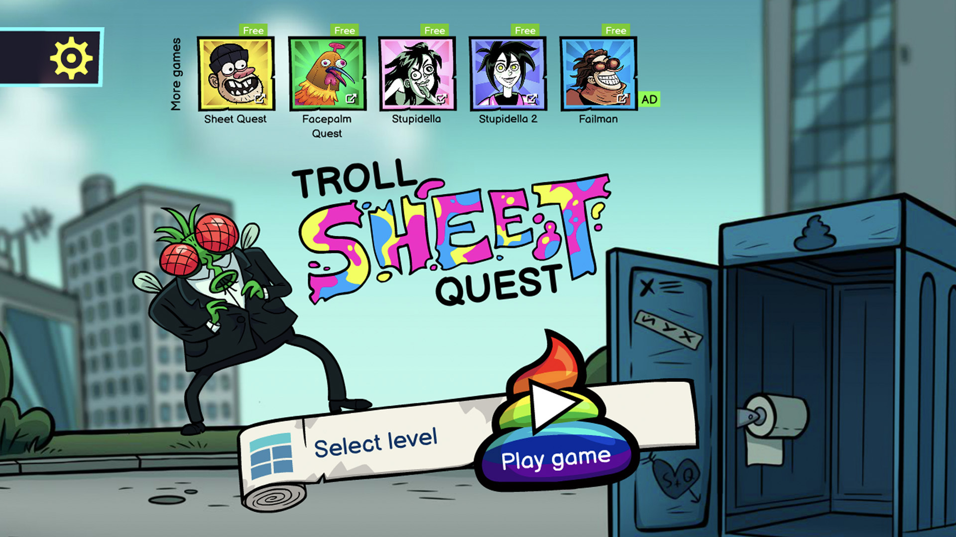 Скачать Troll Sheet Quest: Android Квесты игра на телефон и планшет.