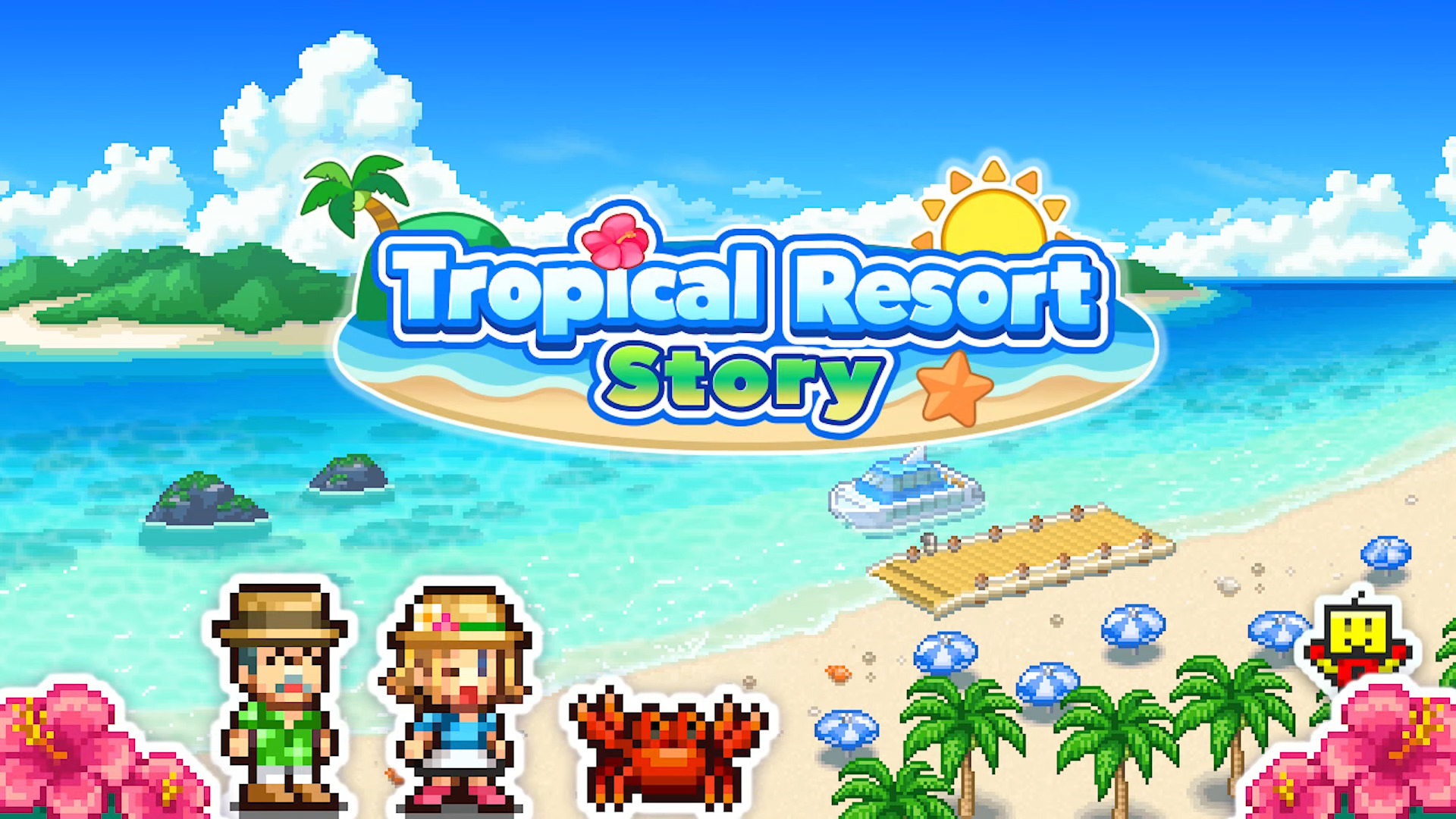 Скачать Tropical Resort Story: Android Пиксельные игра на телефон и планшет.