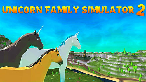 Скачать Unicorn Family Simulator 2: Magic horse adventure: Android Животные игра на телефон и планшет.