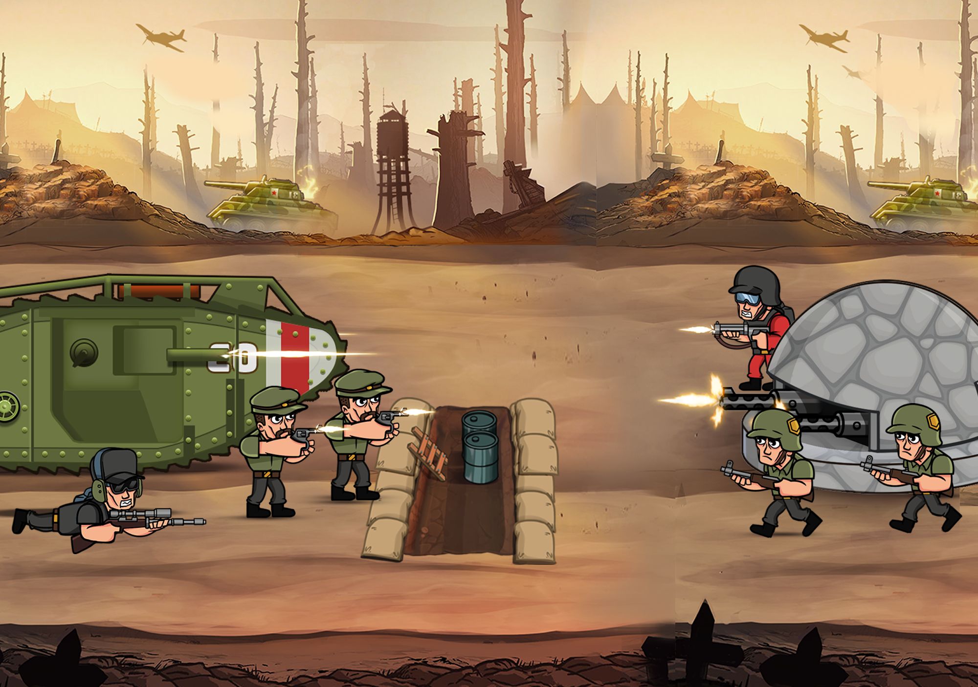 Скачать War Strategy Game: RTS WW2: Android игра на телефон и планшет.