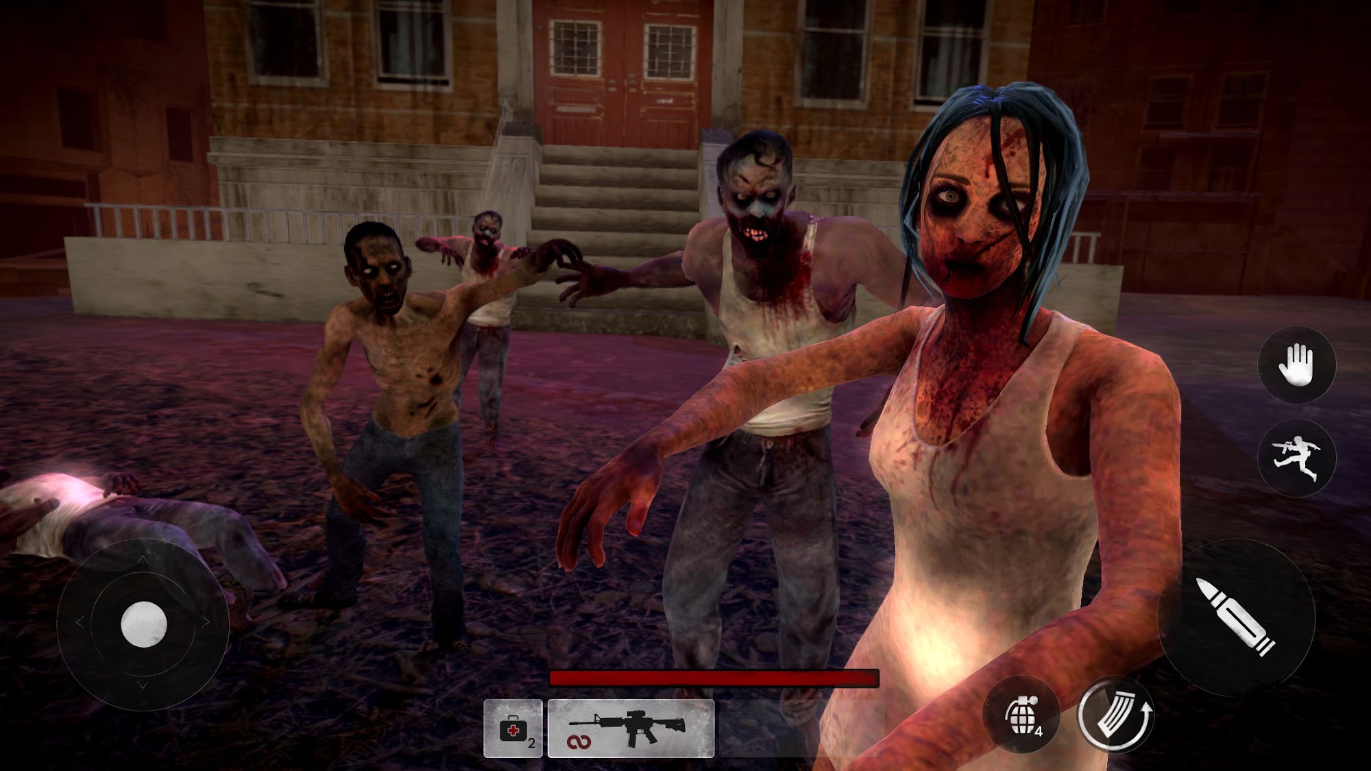 Скачать Warrior Zombie Shooter: Android Зомби игра на телефон и планшет.