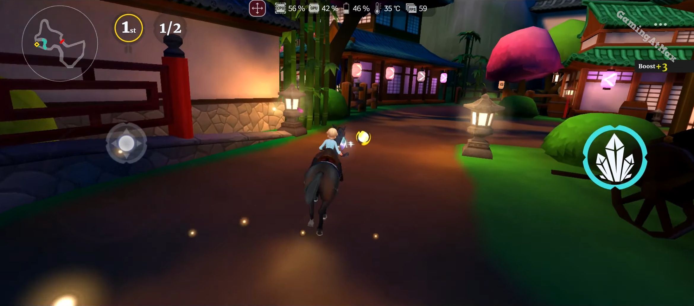 Скачать Wildshade: fantasy horse races: Android Раннеры игра на телефон и планшет.