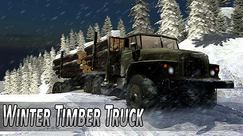 Скачать Winter timber truck simulator: Android Грузовик игра на телефон и планшет.