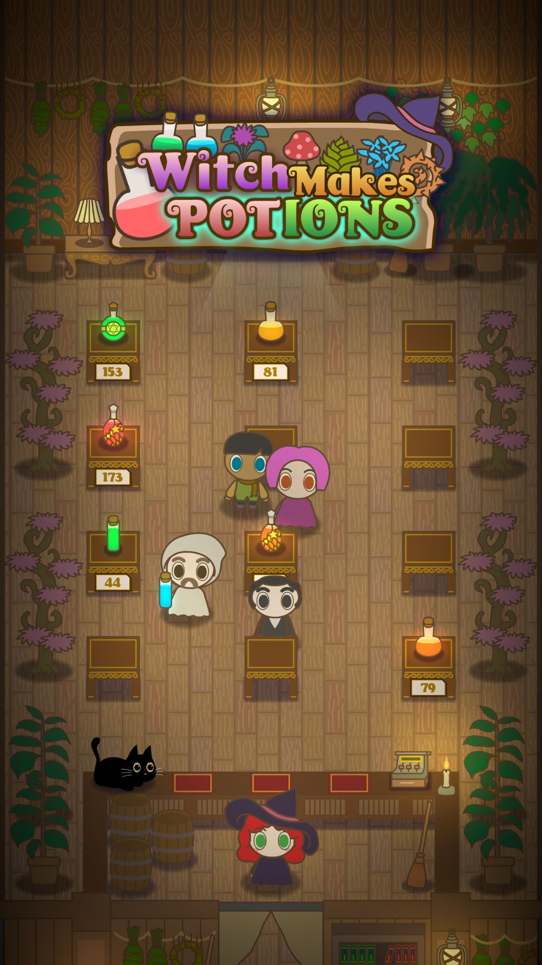 Скачать Witch Makes Potions: Android Менеджеры игра на телефон и планшет.