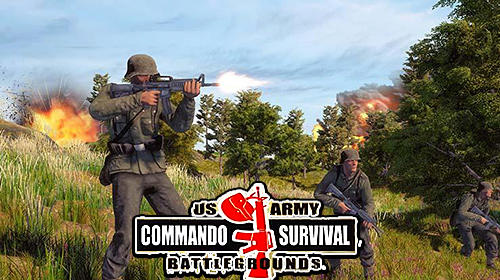 Скачать WW2 US army commando survival battlegrounds: Android Шутер от третьего лица игра на телефон и планшет.