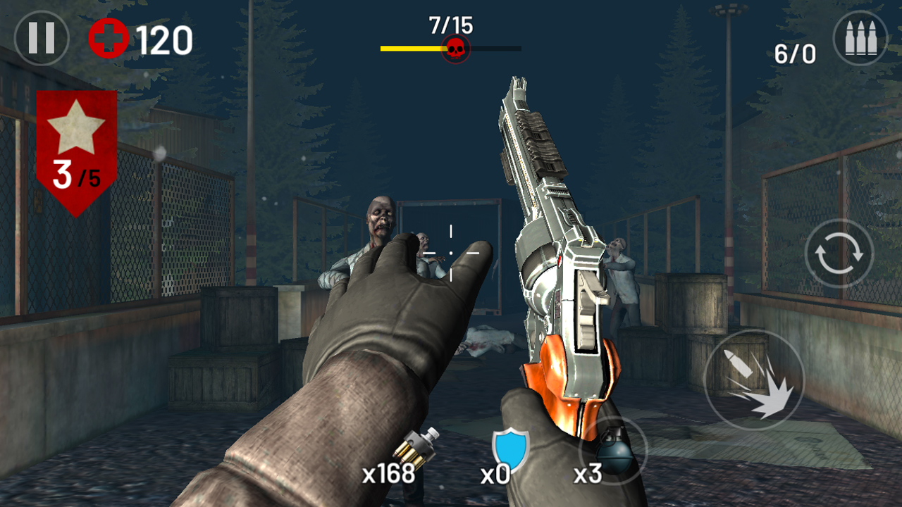 Скачать Zombie Hunter Fire: Android Зомби игра на телефон и планшет.