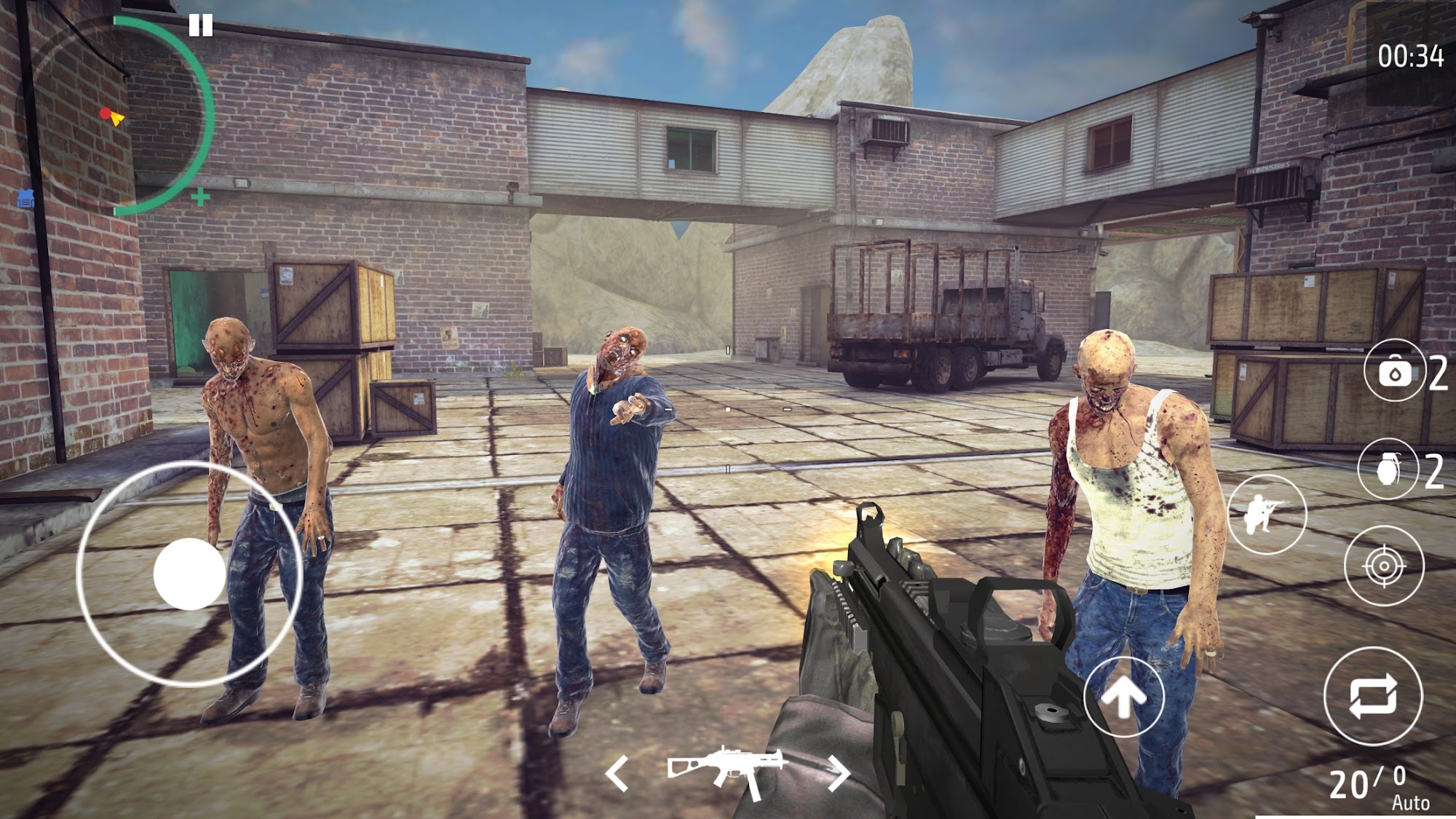 Скачать Zombie Shooter - fps games: Android Зомби игра на телефон и планшет.