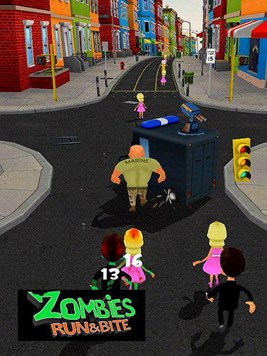 Скачать Zombies: Run and bite: Android Раннеры игра на телефон и планшет.