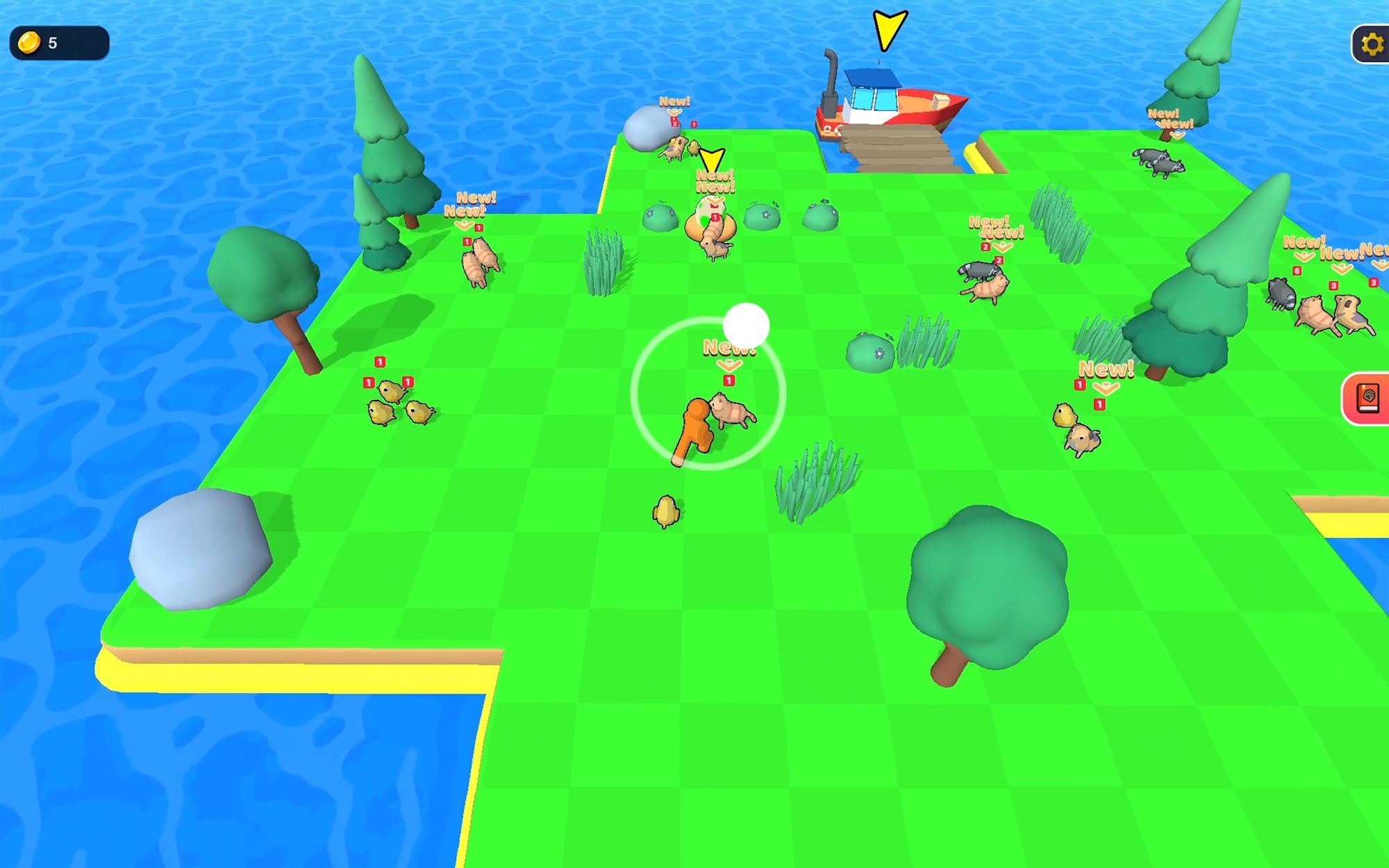 Скачать Zookemon - Cute Wild Pets: Android Online игра на телефон и планшет.
