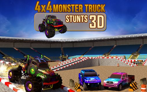 Скачать 4x4 monster truck: Stunts 3D: Android Гонки игра на телефон и планшет.