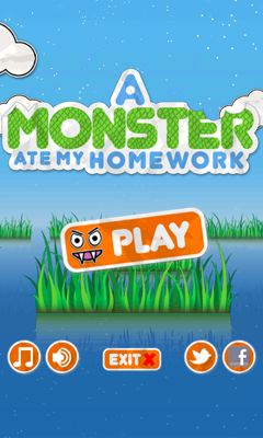 A Monster Ate My Homework