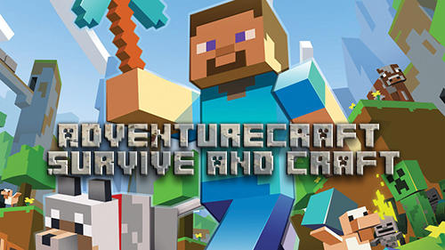 Скачать Adventure craft: Survive and craft: Android Пиксельные игра на телефон и планшет.