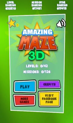 Скачать Amazing Maze 3D Deluxe: Android Логические игра на телефон и планшет.