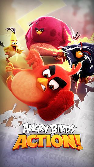 Скачать Angry birds action!: Android Головоломки игра на телефон и планшет.