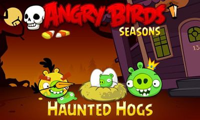 Скачать Angry Birds Seasons Haunted Hogs!: Android Аркады игра на телефон и планшет.
