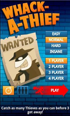 Скачать Whack a Thief: Android Аркады игра на телефон и планшет.