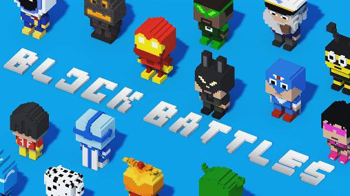 Скачать Block battles: Heroes at war: Android Шутер с видом сверху игра на телефон и планшет.
