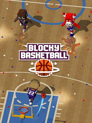 Скачать Blocky basketball: Android Пиксельные игра на телефон и планшет.