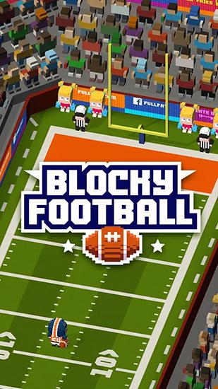 Скачать Blocky football: Android Сенсорные игра на телефон и планшет.