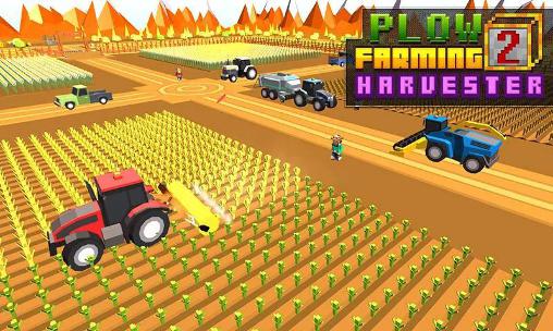 Blocky plow farming harvester 2