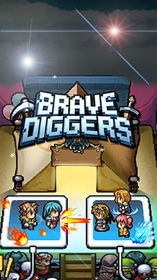Скачать Brave diggers: Android Пиксельные игра на телефон и планшет.