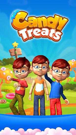 Скачать Candy treats: Android Три в ряд игра на телефон и планшет.