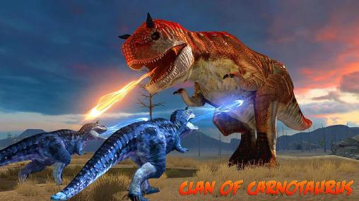 Скачать Clan of carnotaurus: Android Динозавры игра на телефон и планшет.